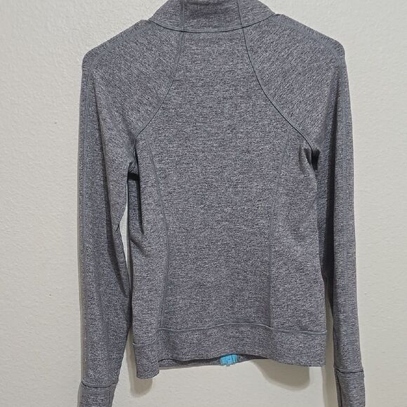 lululemon Ivivva Girl's Sleeve Fitted Zip-Up Hoodie with Mandarin Collar size 14 - Picture 4 of 9